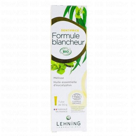 Dentifrice formule blancheur bio 80g
