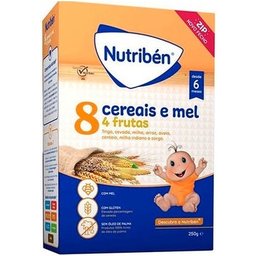 Nutriben 8 Céréales et Miel Sans Lait avec Gluten 250g