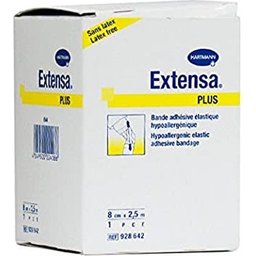 Bande Étendu Plus Blanc 2,5mx8cm