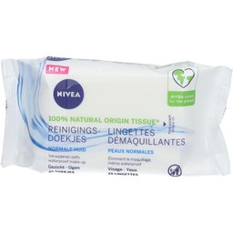 Essentials Lingettes Nettoyantes 3-en-1 pour Peau Normale