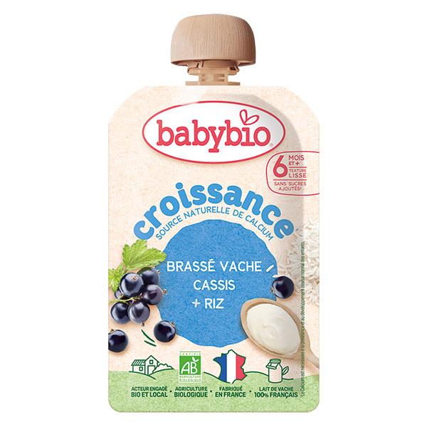 Brassé vache Cassis Riz - Croissance - 100g