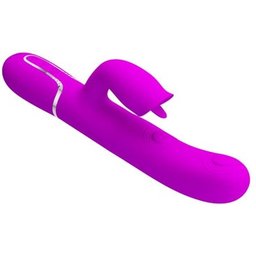 Rabbit Vibrateur Licking Fuchsia 1ut