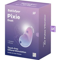 Pixie Dust Double Air Pulse Vibrator Violet/Pink 1ut