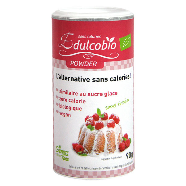Alternative au Sucre Éryhtol en Poudre Bio 90g