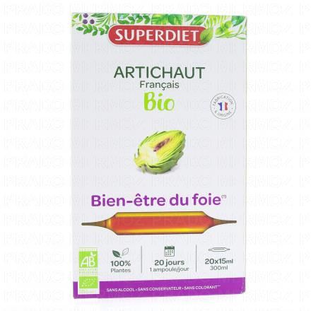 Bien-être du foie artichaut 20 ampoules