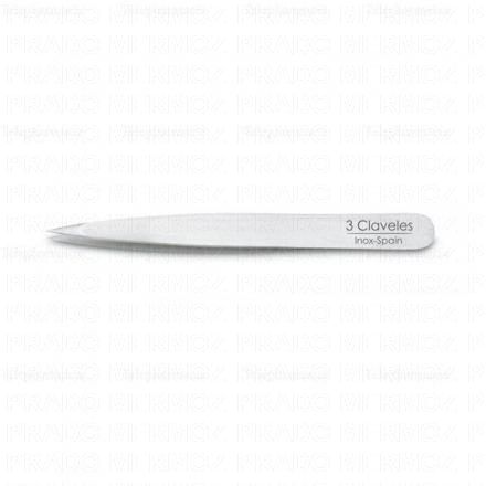3 CLAVELES Pince à épiler écharde 9cm