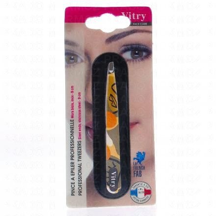Face Care - Pince à épiler professionnelle mors biais 9cm oasis