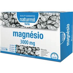 Magnésium Forte 3000 mg 20 flacons de magnésium de 15 ml
