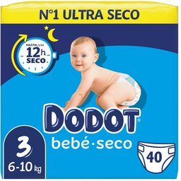 Bebe Seco Talla 3 6-10kg 40uds
