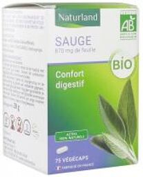 Complément Alimentaire Sauge Bio en Gélules 75 unités - Boîte 75 végécaps