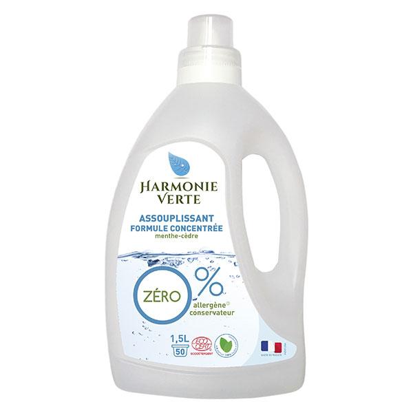 Assouplissant Formule Concentrée Menthe Cèdre 1,5L