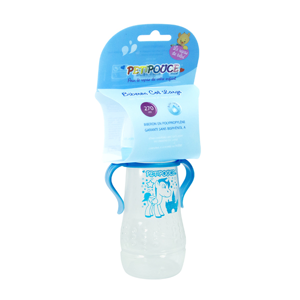 Biberon Plastique Col Large 270ml