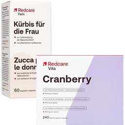 Redcare Fem Kürbis für die Frau + Redcare Vita Cranberry
