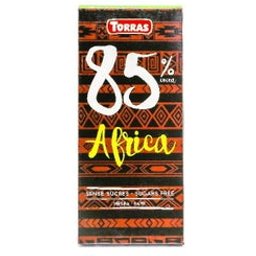 Choco Noir 85% S/A S/G Afrique 100g