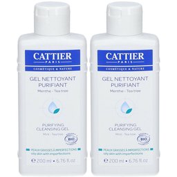 Gel nettoyant purifiant bio peaux grasses à imperfections