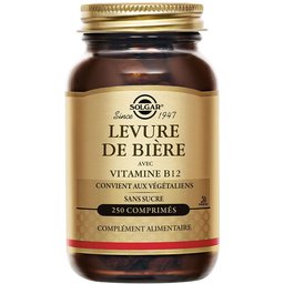 Levure de Bière - Vitamine B12 -  Beauté Peau, Cheveux, Ongles - 250 comprimés