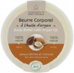 Beurre Corporel à l'Huile d'Argan Bio 120 ml - Pot 120 ml