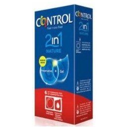 Nature 2 En 1 Préservatif + Gel 6u