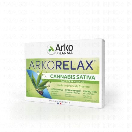 Arkorelax - Cannabis sativa 30 comprimés