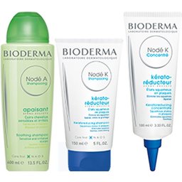Nodé K Concentré Kérato-Réducteur + Shampooing Kérato-Réducteur + Nodé A Shampooing Apaisant