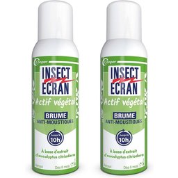Insect Ecran - Brume Anti-Moustiques - Protection contre les piqûres de moustiques - Peau - Actif d'origine végétale - Aérosol - 100 ml