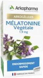 Arkogélules Mélatonine Végétale 1,9 mg 30 Gélules - Pot 30 gélules