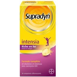 Intensia Riche En Fer 30 Comprimés Effervescents