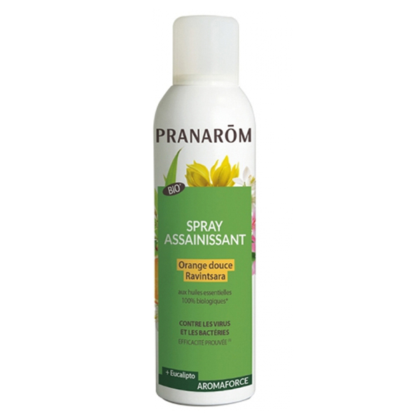 Aromaforce Spray Assainissant Ravintsara Orange Douce Bio 400ml