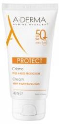Protect - Crème Solaire Visage Très Haute Protection Spf50+ Sans Parfum Peaux Fragiles 40 ml - Tube 40 ml