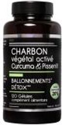 Charbon Végétal Active Détox - 120 Gélules Vegan - Boîte 120 Gélules