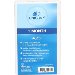 Unicare Lentilles mensuelles -4,25