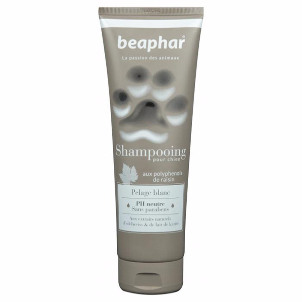 Shampoing pour Chien Pelage Blanc 250ml