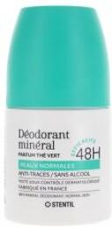 Déodorant Minéral pour Peaux Normales 48H Roll-On 50 ml - Flacon-Bille 50 ml