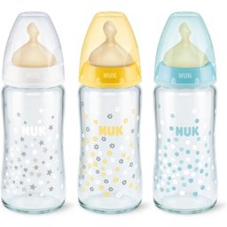 Latex mamelon mamelon large bouche bouteille en verre taille 1 240ml