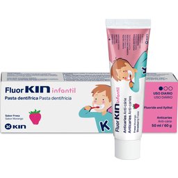 Fluor-Dentifrice pour enfants à la fraise 50ml