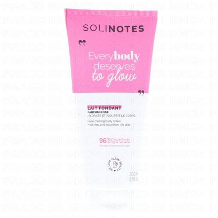 Lait fondant corps Parfum Rose tube 200ml