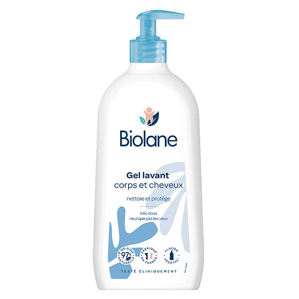 Gel Lavant Corps et Cheveux Peaux Sensibles Cheveux Fins Bébé 750ml
