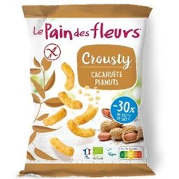 Le Pain des Fleurs Crousty Chips aux Cacahuètes Sans Gluten Bio 75g