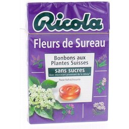 Bonbons aux Plantes Suisses Goût Fleurs de Sureau 50g