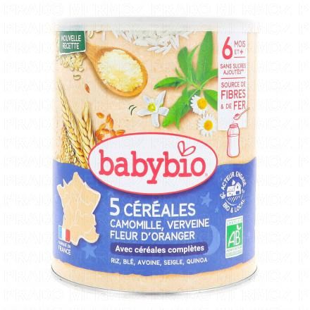 Céréales - Camomille, Verveine Fleur d'Oranger bio +6mois 220g