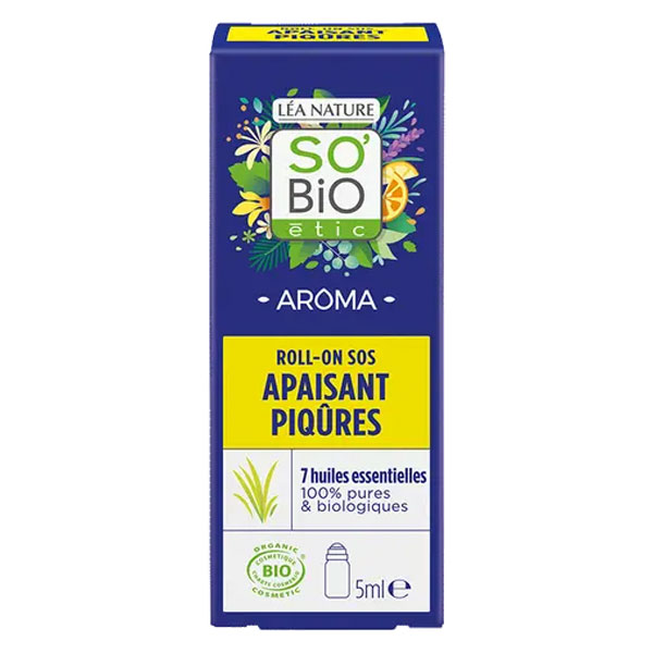 So'Bio Étic Roll-On SOS Anti-Piqûres Bio 5ml