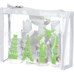 Kit de flacons de voyage + trousse