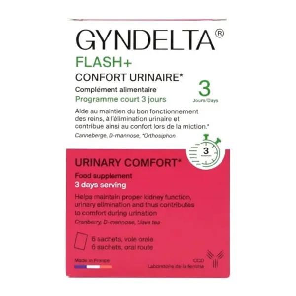 Gyndelta® Flash+ Confort urinaire 10 gélules