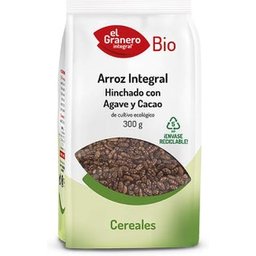 Integral Riz Brun Gonflé Agave et Cacao Bio 300g