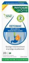 Brûlures d'Estomac et Remontées Acides 20 Comprimés - Boîte 20 Comprimés à croquer