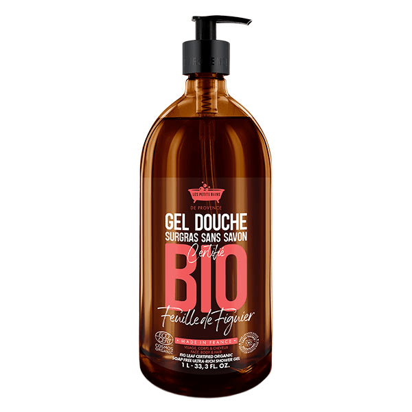 Gel douche surgras sans savon BIO Feuille de figuier 1L