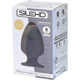 Plug Premium en Silicone Noir Small Modèle 1 (9 x 5,2 cm)