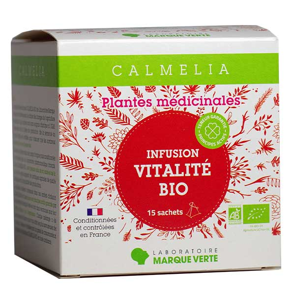 - Infusion Vitalité bio - 15 infusettes