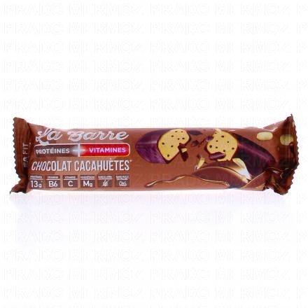 EA FIT La Barre protéines et vitamines Chocolat Cacahuètes 49g