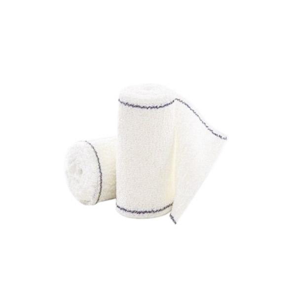 Crêpe Bande de crêpe Coton blanchi 4mx5cm